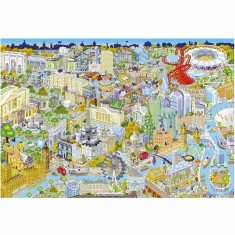 500 Teile Puzzle: London vom Himmel