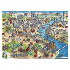 Puzzle 500 pièces : Plan de Londres