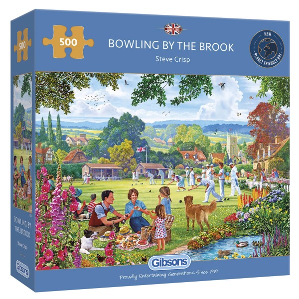 500 pieces puzzle: Bowling by the stream - Gisbons-G3125