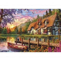 500 pieces puzzle: Waiting for supper