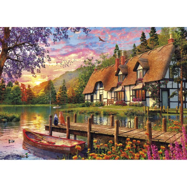 500 pieces puzzle: Waiting for supper - Gibsons-G3128