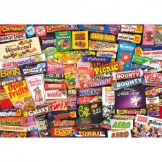 500 piece puzzle : Sweet Memories of the 1980s