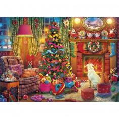 Puzzle de 1000 piezas : Festive Fireside