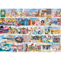 1000 piece puzzle : Deckchairs and Donkeys