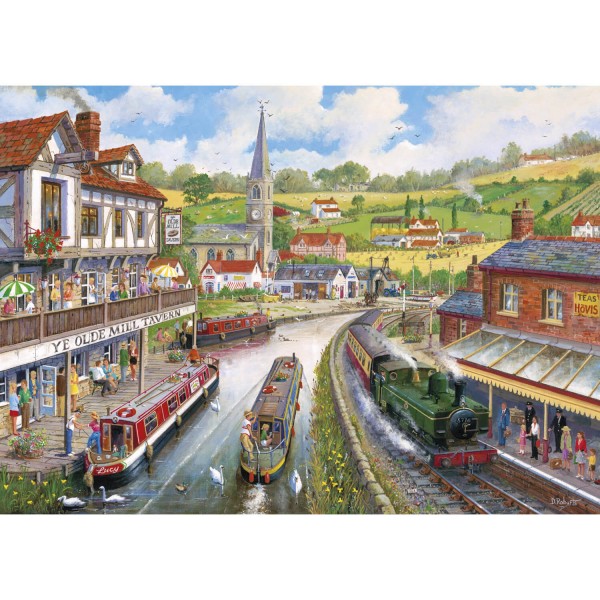 1000 pieces puzzle: Ye Olde Mill Tavern - Gisbons-G6240