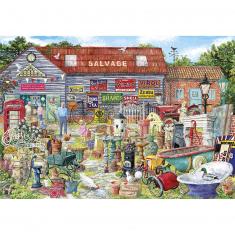 2000 piece puzzle : Pots and Penny Farthings