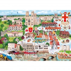 1000 pieces puzzle: York