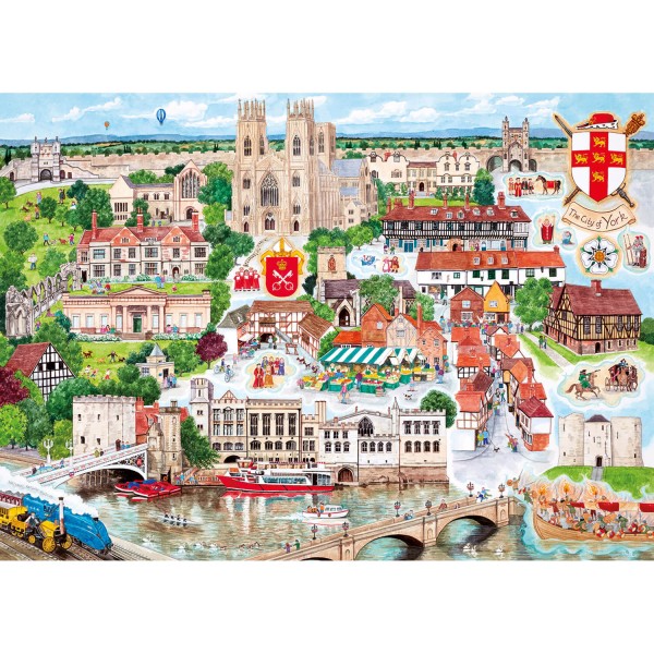 1000 Teile Puzzle: York - Gisbons-G6265