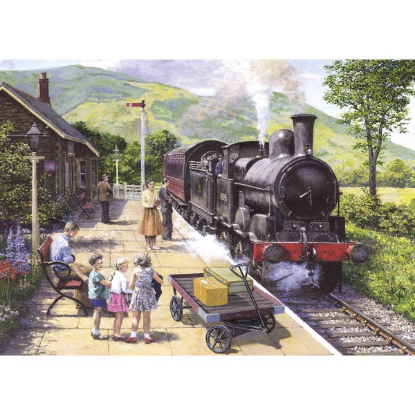 1000 pieces puzzle: All aboard for Keswick - Gisbons-G6272