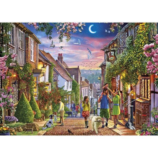 1000 pieces puzzle: Mermaid Street, Rye - Gibsons-G6282