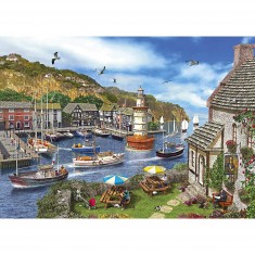 1000 pieces puzzle: Lighthouse bay