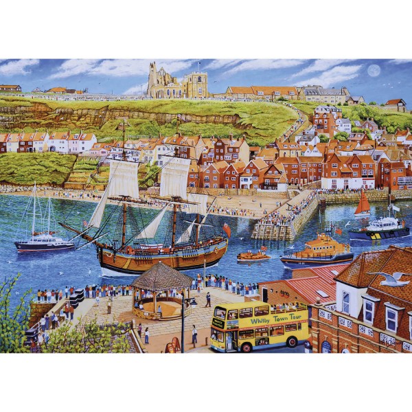 1000 pieces puzzle: Endeavor, Whitby - Gisbons-G6286