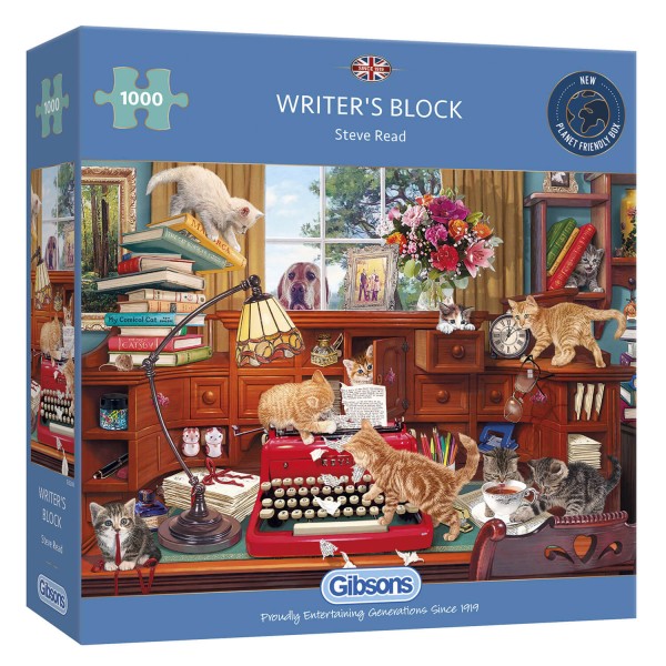 1000 pieces puzzle: Author's block - Gisbons-G6290