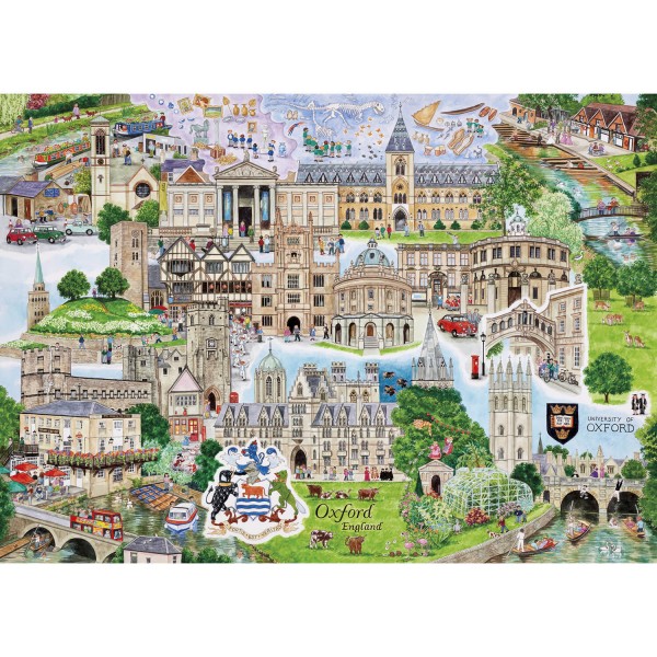 1000 pieces puzzle: Oxford - Gisbons-G6292