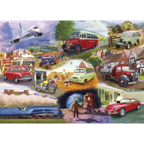 1000 pieces puzzle: Iconic engines - Gisbons-G6293