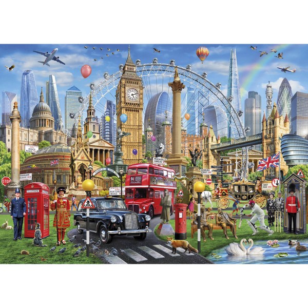 Puzzle 1000 pièces : L'appel de Londres - Gisbons-G6294