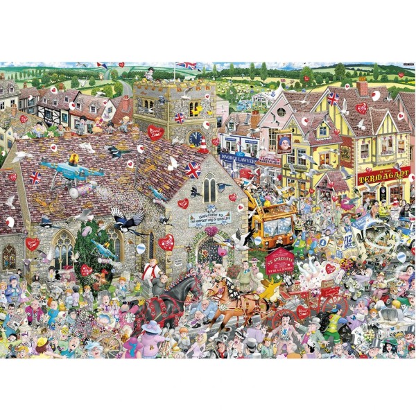 1000 pieces puzzle: I love weddings - Gisbons-G7095