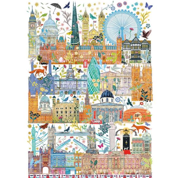 Puzzle 1000 pièces : Londres Skyline - Gibsons-G7600