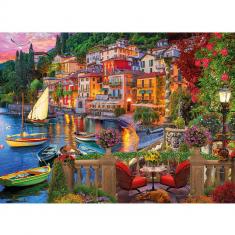 1000 piece puzzle : Lake Como  