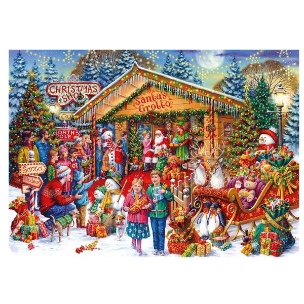 1000 pieces puzzle: This way Santa Claus - Gibsons-G2020
