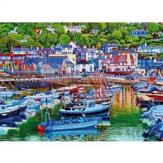 1000 piece puzzle : Lyme Regis Harbour  