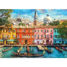Puzzle de 1000 piezas : Colores de Venecia