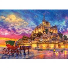 1000 piece puzzle :  Mont Saint-Michel  