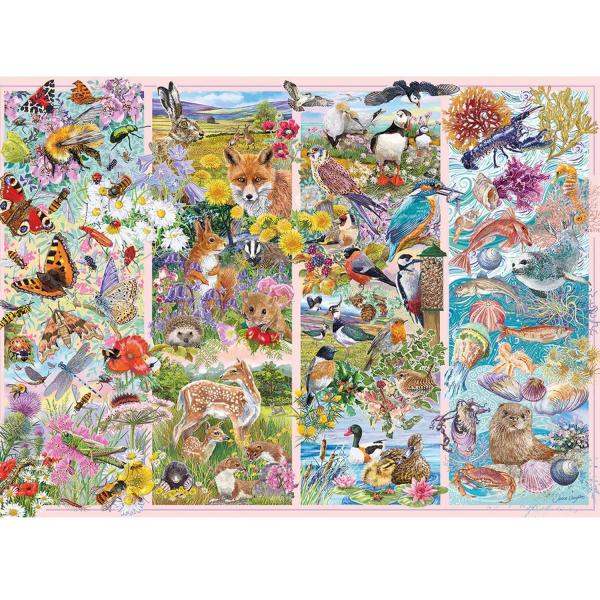 1000 piece puzzle :  Curious Creatures   - Gibsons-G6381