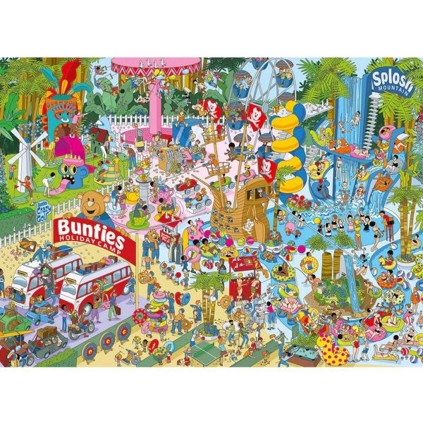 1000 piece puzzle : Trouble in Paradise   - Gibsons-G7143