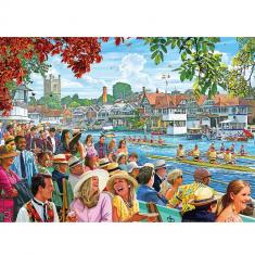 Puzzle 1000 pièces : Aviron à la Régate