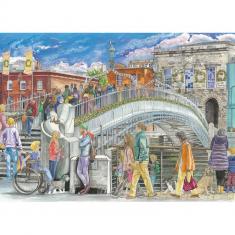 1000 piece puzzle : Ha'penny Bridge  