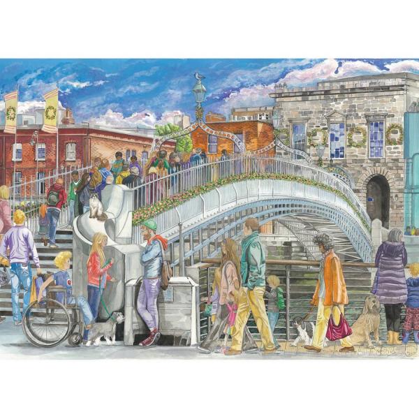 1000 piece puzzle : Ha'penny Bridge   - Gibsons-G6350