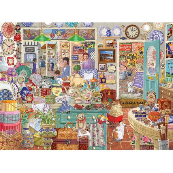 1000 piece puzzle : Verity's Vintage Shop  - Gibsons-G6355