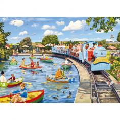 1000 piece puzzle : The Boating Lake  