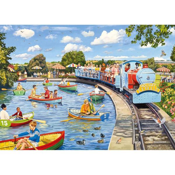 1000 piece puzzle : The Boating Lake   - Gibsons-G6361