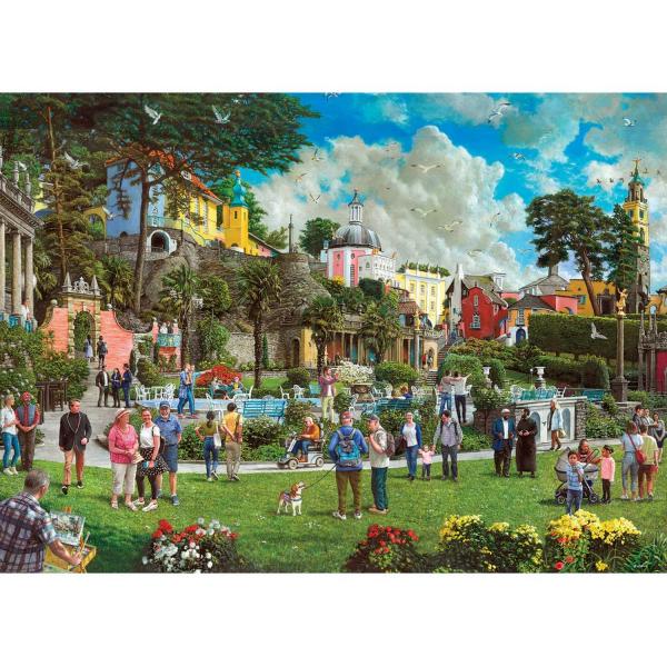 Puzzle 1000 pièces : Portmeirion - Gibsons-G6367