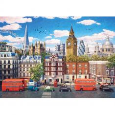 Puzzle 500 pièces : Rues de Londres