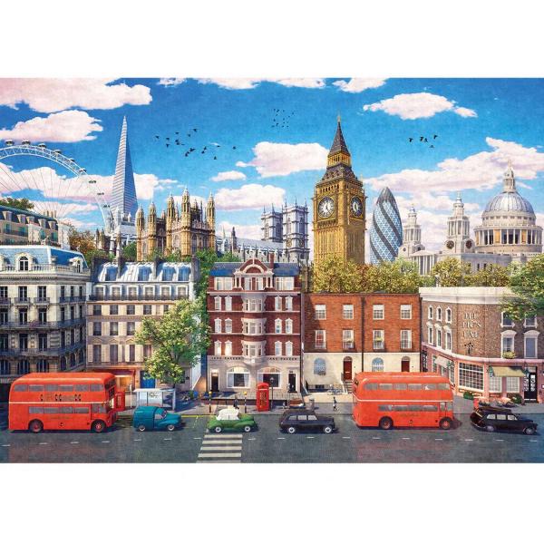 Puzzle de 500 piezas : Calles de Londres - Gibsons-G3153