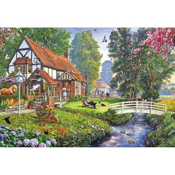 500 pieces puzzle: A dream in the countryside - Gibsons-G3114