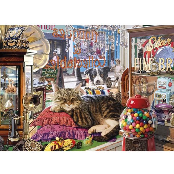 1000 pieces puzzle: Abbey antique store - Gibsons-G6303
