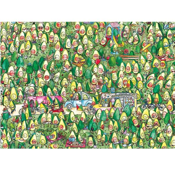 1000 pieces Jigsaw Puzzle: Avocado park - Gibsons-G7203