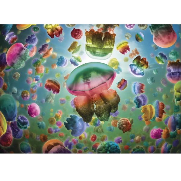 1000 pieces Jigsaw Puzzle: Jellyfish - Gibsons-G6602