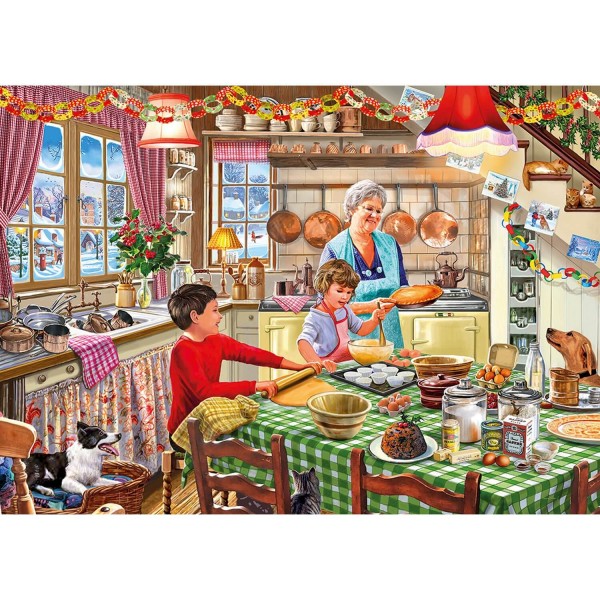 1000 pieces puzzle: Christmas treats, Steve Crisp - Gibsons-G6253