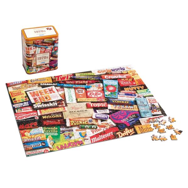 500 pieces puzzle: Gift box: Sweet memories of the 1970s - Gibsons-G3832