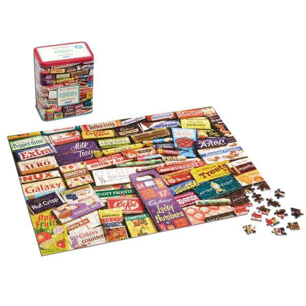 500 pieces puzzle: Gift box: Sweet memories of the 1960s - Gibsons-G3831
