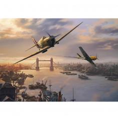 500 pieces jigsaw puzzle: Spitfire Skirmish, Nicolas Trudgian