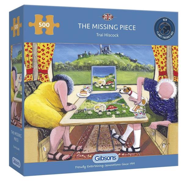 Puzzle 500 pièces La pièce manquante Gibsons Rue des Puzzles