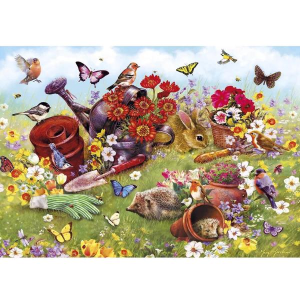 500 pieces jigsaw puzzle: In the garden - Gibsons-G3122