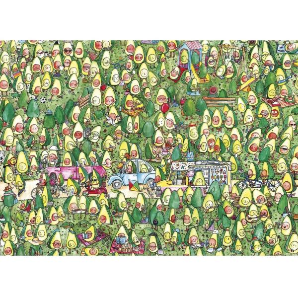 250 piece XXL puzzle: Avocado park - Gibsons-G1044