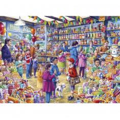 500 pieces XXL puzzle: The old sweet shop